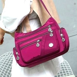 Multi-Pocket Waterproof Messenger Bag